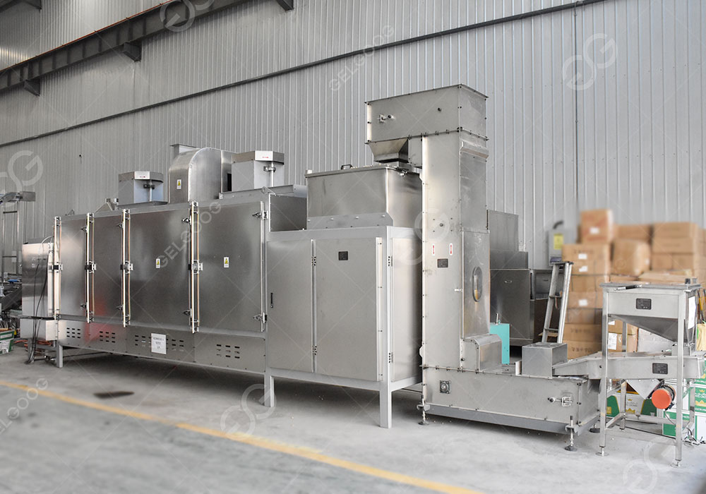 Tostadora de anacardos con funci&oacute;n de enfriamiento